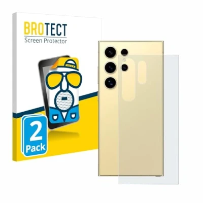 Abbildung von BROTECT Entspiegelungs Schutzfolie für Samsung Galaxy S24 Ultra (Rückseite) (2 Stück) Matte Displayschutz Folie, Anti Reflex, Fingerprint