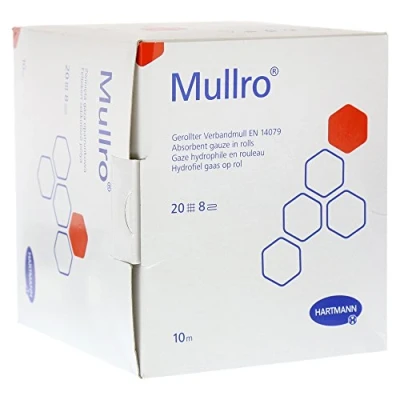 Abbildung von Mullro Verbandmull 10 cmx10 m gerollt