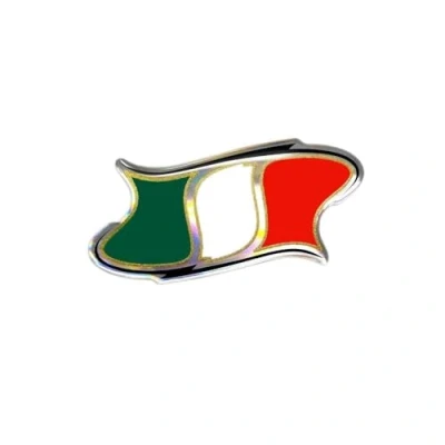 Abbildung von 4R Quattroerre.it 32126 3D Aufkleber gewellte Italien Flagge Sticker HQ, 71 x 34 mm