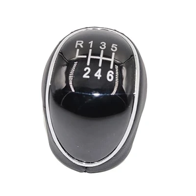 Abbildung von Jodriva 5/6 Gang Auto PU Leder Schaltknauf Schalthebel, for Ford, Mondeo IV S MAX C MAX, Transit, Focus MK3 MK4, Kuga Schaltknaufhebel(R 1 2 3 4 5 6)