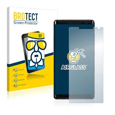 Abbildung von BROTECT Schutzglas für Nokia 8 Sirocco Schutzfolie Panzer Folie Glas [Extrem Kratzfest 9H, Anti Fingerprint, Ultra Transparent]