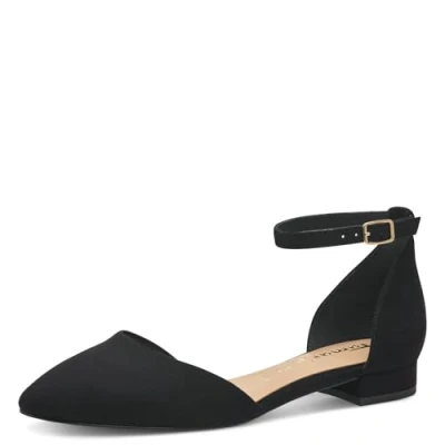 Abbildung von Tamaris Riemchenballerina, Damen, Größe: 40, Black Schuhe