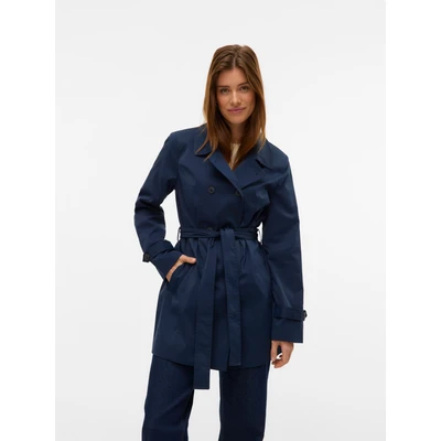 Abbildung von Vero Moda Olivia Trenchcoat, Damen, Größe: Large, Navy blazer