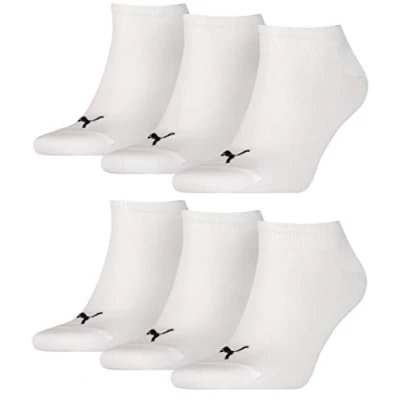 Abbildung von PUMA Damen, Herren Sportsocken Sneaker Plain 6er Pack White 47 49