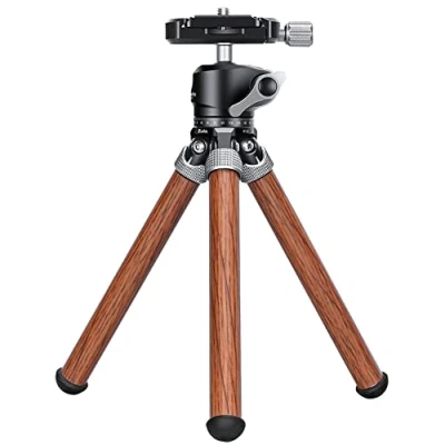Abbildung von LEOFOTO Tischstativ MT 02C+LH 22 Wooden Color