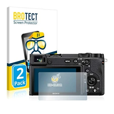 Abbildung von BROTECT (2 Stück Schutzfolie für Sony Alpha 6600 Displayschutz Folie Ultra Klar