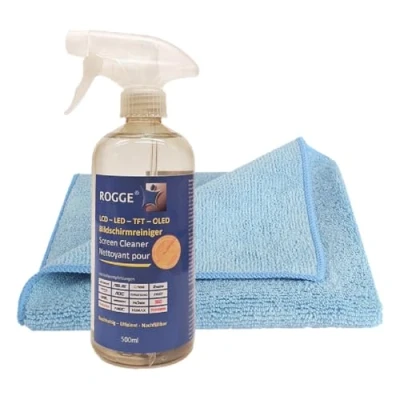 Abbildung von ROGGE Reinigungs Set 500ml Bildschirmreiniger inkl. Microfasertuch, (1 St)