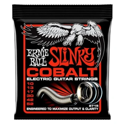 Abbildung von Ernie Ball slinky Cobalt Schmale zu heavy bottom 10 52 Elektrogitarre 2715 (, 2 Packungen)