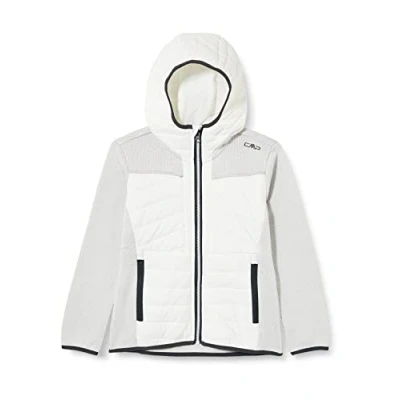 Abbildung von CMP Kinder Knit Tech Jacke mit fester Kapuze, B. Co. Gesso, 104