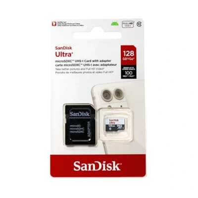 Abbildung von SanDisk Ultra microSD Flash Memory 128GB MicroSDXC UHS I Class 10