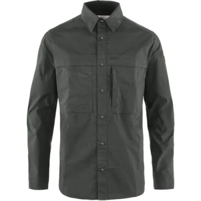 Abbildung von Fjallraven 12600194 030 Abisko Trail Shirt LS M Herren Dark Grey Größe L