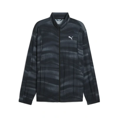 Abbildung von Puma RUN Velocity Graphic Trainingsjacke, Herren, Größe: Medium, Black