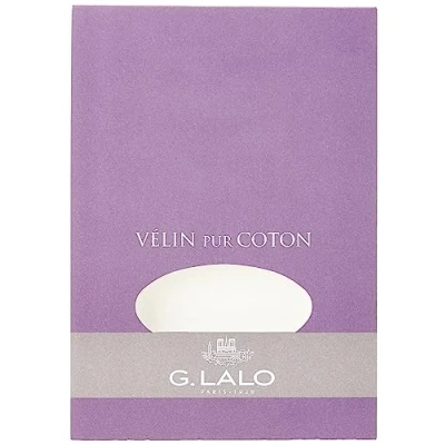 Abbildung von G.Lalo Lalo 11000L Schreibblock Vélin de France (50% Hadern, DIN A5, 14,8 x 21 cm, 40 Blatt, 125 g) creme