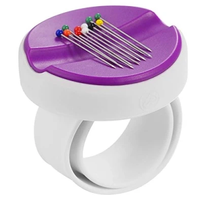 Abbildung von BabySnap Magnetnadelkissen Armband lila Armnadelkissen