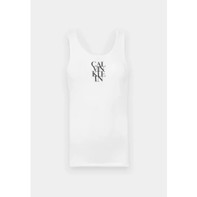 Abbildung von Calvin Klein Jeans Solid TANK Top, Damen, Größe: XS, Brilliant white
