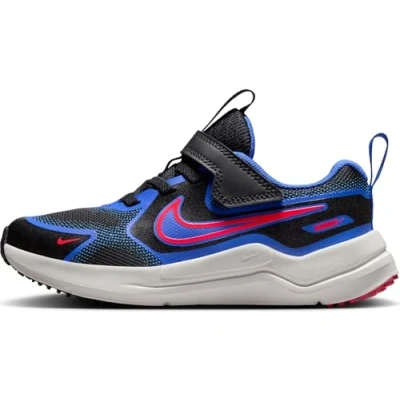 Abbildung von Nike Performance Cosmic Runner Unisex Laufschuh Straße für Kinder, Größe: 19.5, Black/bright crimson/hyper royal/summit white Schuhe