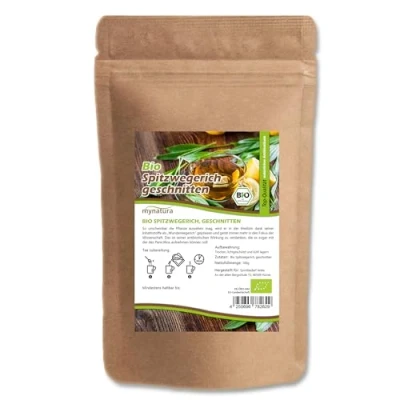 Abbildung von Mynatura Bio Spitzwegerich geschnitten I Getrocknet Tee Lungenblatt Kräutertee Naturprodukt Kräuter Im Beutel (250g)
