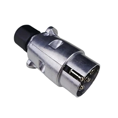 Abbildung von SERTPLAS 7 Polig 12 Volt Aluminium Anhängerstecker Anhängerkupplung für KFZ Anhänger Wohnwagen DIN ISO 1724