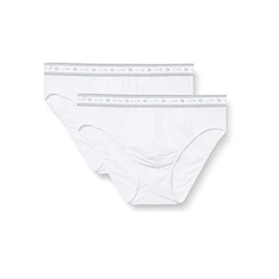 Abbildung von LVB Slip Bio Cotton Bi pack Herren x2 , Weiß 5/L