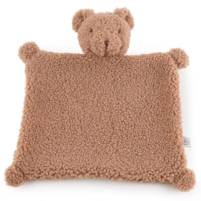 Abbildung von Bieco Schmusetuch Bär Mika Ab Geburt Schnuffeltuch Teddybär Baby aus Bouclé Geschenk Schlummerbär Kuscheltier Teddy zur Neugeborenen Kuscheltuch