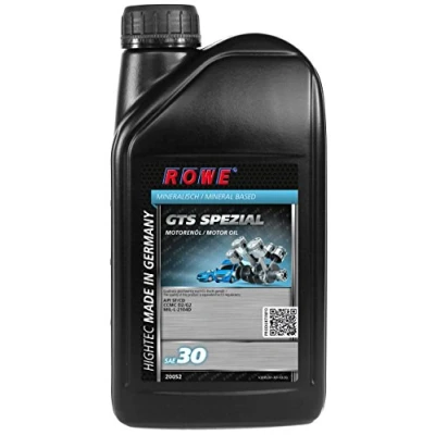 Abbildung von ROWE Hightec GTS Spezial SAE 30 1 Liter Einbereich PKW Motoröl mineralisch Made in Germany