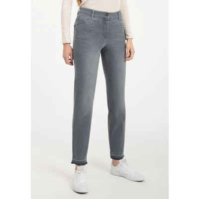 Abbildung von Recover Pants 5 Pocket Jeans &quot;ALBA&quot;, mit Stickerei