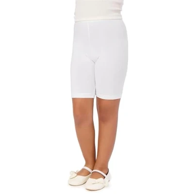 Abbildung von Merry Style Mädchen Kurze Leggings aus Baumwolle MS10 227 (Weiß, 146 cm)