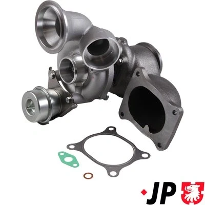 Abbildung von JP GROUP 1317407900 Turbolader Abgasturbolader, geregelte 2 stufige Aufladung mit Dichtungen MERCEDES BENZ: Sprinter 3.5 T Kastenwagen
