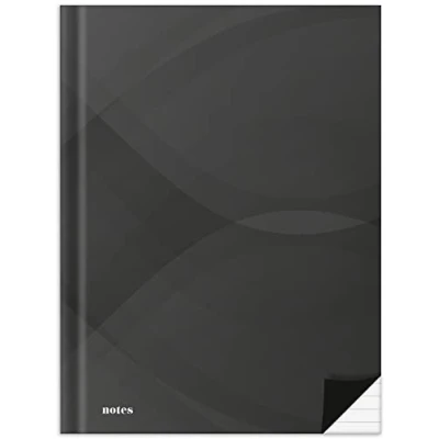 Abbildung von RNKVERLAG 46515 Notizbuch „notes carbon black“ in DIN A5 liniert, mit 96 Blatt 70 g/m², 1 Stück