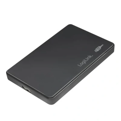 Abbildung von LogiLink UA0339 USB 3.0 HDD Gehäuse für 2,5&quot; (6,35 cm) SATA HDD/SSD, Schwarz