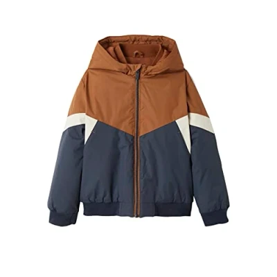 Abbildung von Vertbaudet Colorblock Jungen Windjacke, Chamois, 3 Jahre