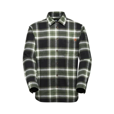 Abbildung von Mammut Trovat Longsleeve Hemd, Herren, Größe: Medium, Black marsh