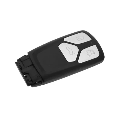 Abbildung von YINETTECH 3 Tasten Funkschlüsselgehäuse Kompatibel mit Audi TT A4 A5 Q7 SQ7 RS TTS Funkschlüssel Gehäuse Batteriehalter Austausch des Autoschlüsselgehäuses