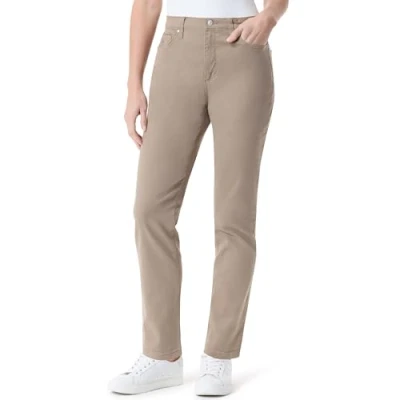 Abbildung von Gloria Vanderbilt Damen Amanda Classic High Rise Tapered Standard Jeans, haselnussbraun, 48