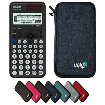 Abbildung von CALCUSO Sparpaket Blau mit Taschenrechner Casio FX 87DE CW ClassWiz