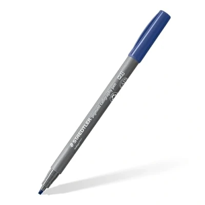 Abbildung von 10 x Staedtler Pigment calligraphy pen indigo