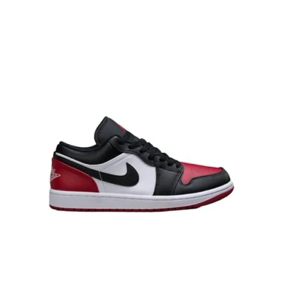 Abbildung von Jordan AIR 1 Sneaker low, Herren, Größe: 45.5, White/black/varsity red Leder