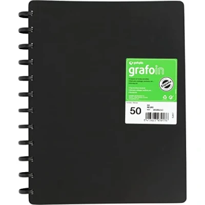 Abbildung von Grafoplás 39395010 Grafo in Ordnern mit herausnehmbaren Hüllen, 50 A4, mehrfarbig