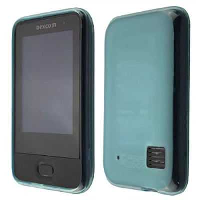 Abbildung von caseroxx TPU Hülle kompatibel mit Dexcom G6 Receiver, Handy Tasche (TPU in blau)