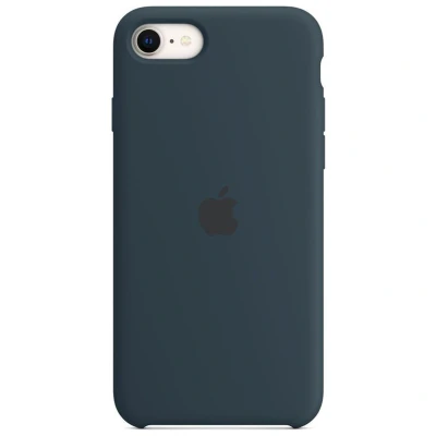 Abbildung von Apple iPhone 7 Hülle Silikon Original Soft Case/Backcover Handyhülle Blau