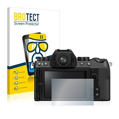 Abbildung von BROTECT Schutzglas für Fujifilm X S10 Schutzfolie Panzer Folie Glas [Extrem Kratzfest 9H, Anti Fingerprint, Ultra Transparent]