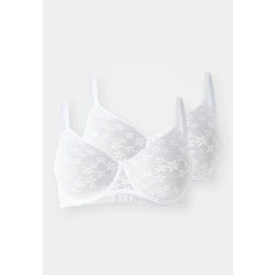 Abbildung von Lascana Petite Fleur BY Minimizer BRA 2 PACK Bügel BH, Damen, Größe: 100D, White