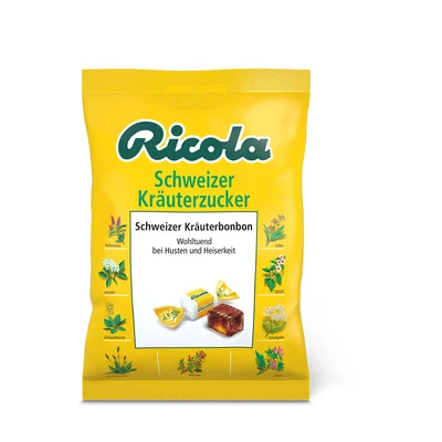 Abbildung von Ricola original Kräuterzucker 1 x 75g, Schweizer Kräuter Bonbons mit 13 Alpenkräutern &amp; Menthol, wohltuend gut