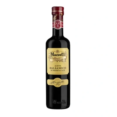 Abbildung von Mazzetti Tino Tipico Aceto Balsamico di Modena I.G.P. 12 x 500 ml Flaschen, „ein Weinblatt“, The Italian Art of Dressing