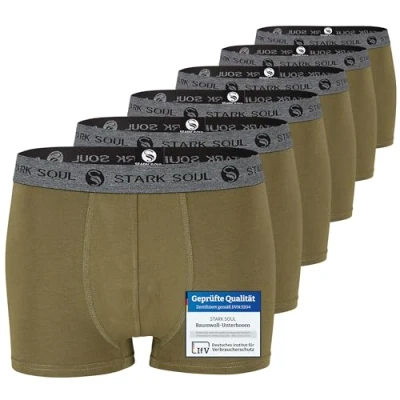 Abbildung von Stark Soul 6 ER Packhipster Panties, Herren, Größe: XXL, Khaki
