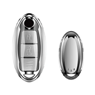 Abbildung von TGBVTPU Auto Remote Key Full Cover Fall für Nissan Qashqai Juke J10 J11 X Trail T32 T31 Kicks Tiida Pathfinder Hinweis Shell Sliveronlycase