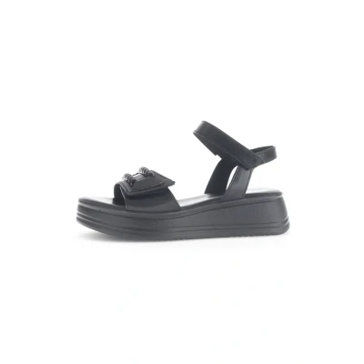 Abbildung von Gabor Keilsandalette, Damen, Größe: 40, Schwarz Schuhe
