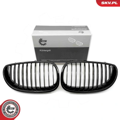 Abbildung von ESEN SKV 66SKV165 Kühlergrill glänzend, schwarz BMW: 5 Limousine, Touring
