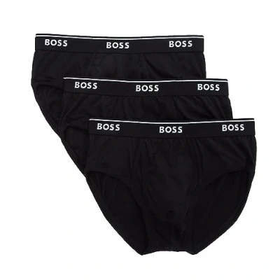 Abbildung von BOSS Herren 3 Pack Pure Cotton Briefs Slip, New Black, Medium