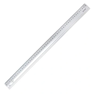 Abbildung von Artway Aluminiumlineal, Metal, Silberfarben, 50 cm